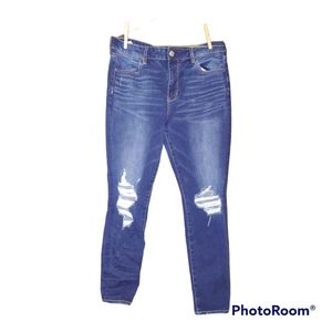 American Eagle  Blue Ne (x)t level Hi-Risen Jeggings